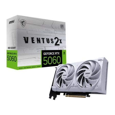 MSI RTX 5060 Ventus 2X OC White 8GB GDDR7 Graphics Card